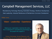 Tablet Screenshot of campbellmanagementservices.net